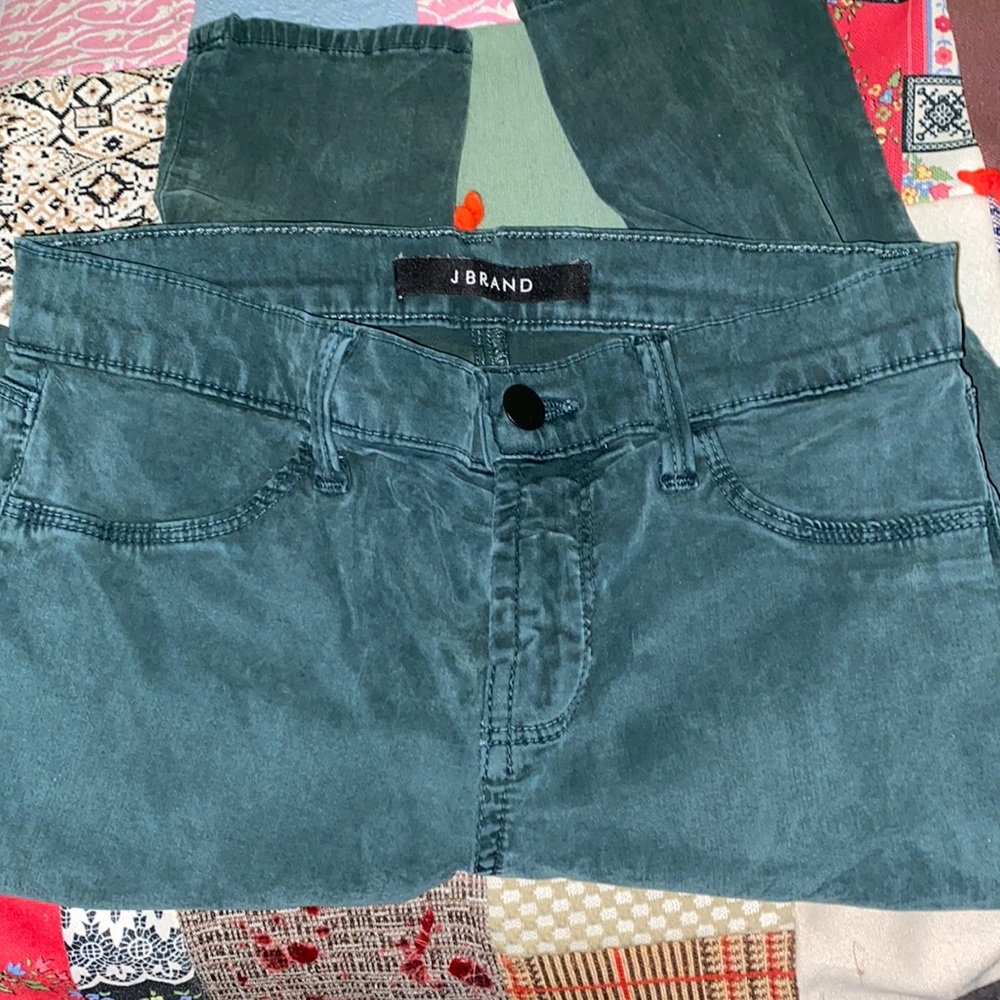 J. Brand size 26 skinny Forrest green